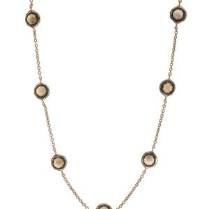 Ippolita Smoky Quartz 18k Rose Gold Necklace